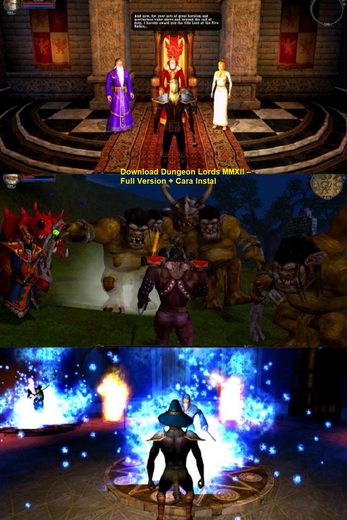 Download Dungeon Lords MMXII – Full Version + Cara Instal