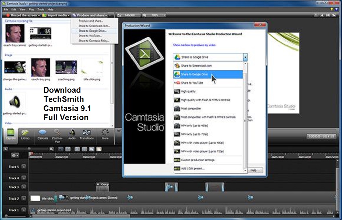 Download TechSmith Camtasia 9.1 Full Version