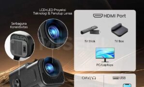 MISENI HY320 Mini Smart Proyektor MISENI HY320 Mini Smart Projector Android 13